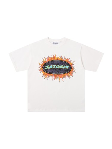Oval Flame Print Tee 28874706