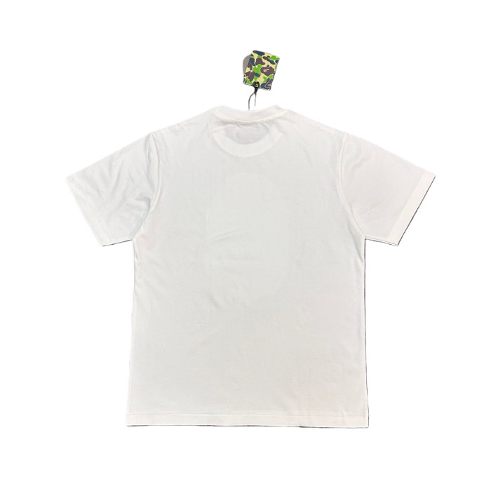 1:1 quality version Checkered Letter Print Tee 2 colors 28746619