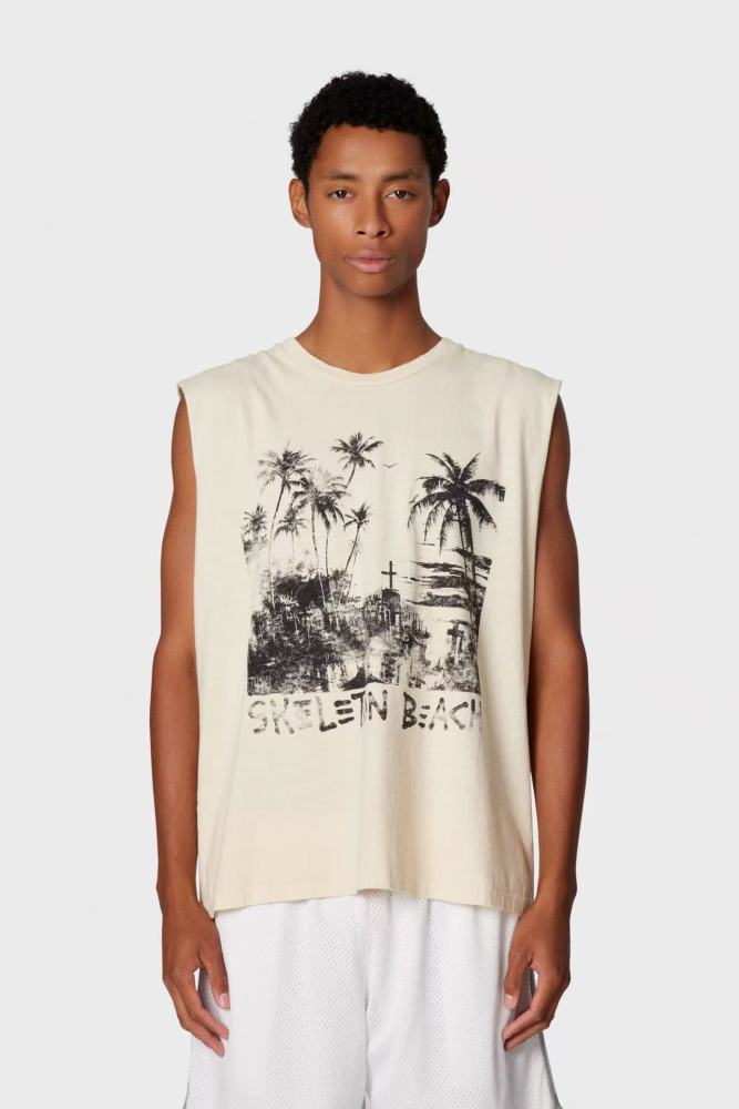 [Big & Tall for weights up to 260 lbs]1:1 quality version 27929430 Skeleton Beach Printed Vest