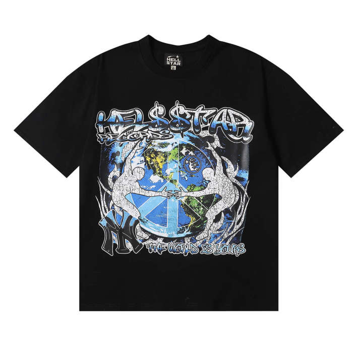 Creative Letter Embrace the Earth Print Tee