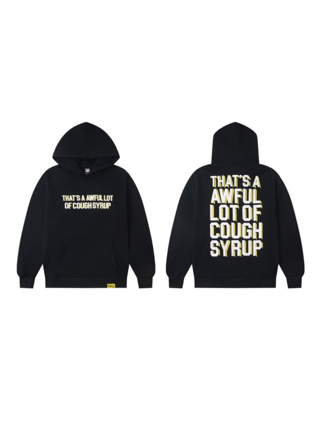 Classic Yellow Logo Print Hoodie 29035413