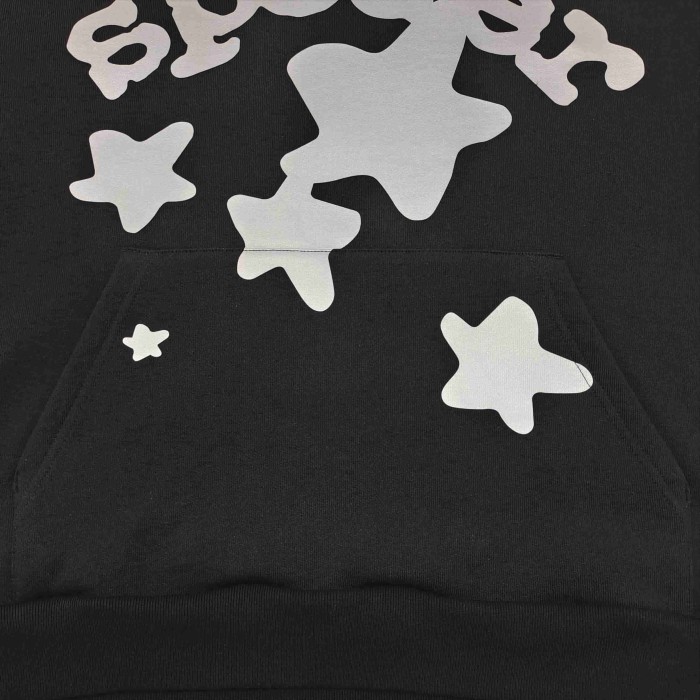 [Big & Tall for weights up to 220 lbs]1:1 quality version Reflective Big Star Print Hoodie & Pants Set 29033214