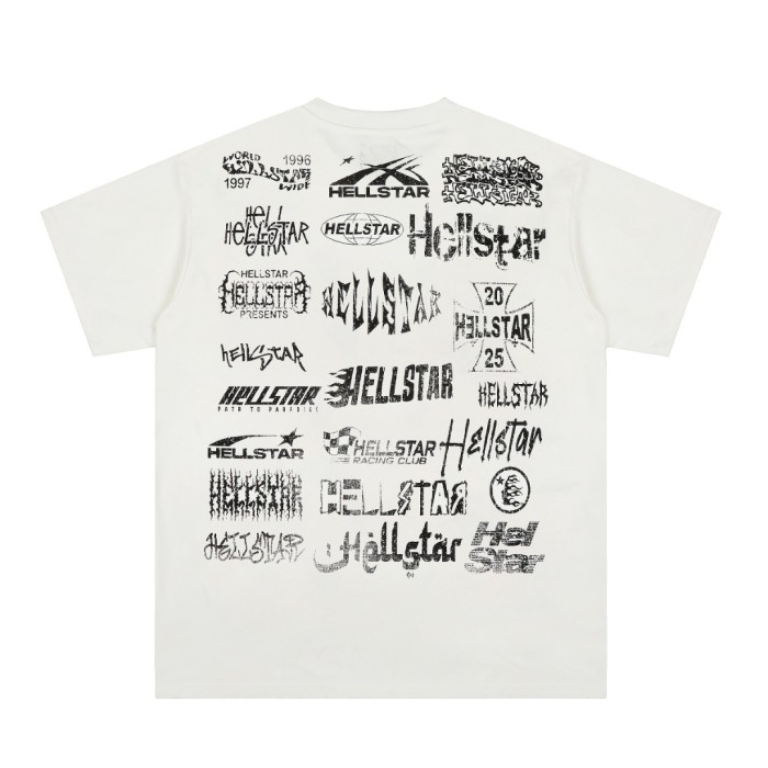 Screaming Figure & Dark Declaration Print Washed Tee 29092380