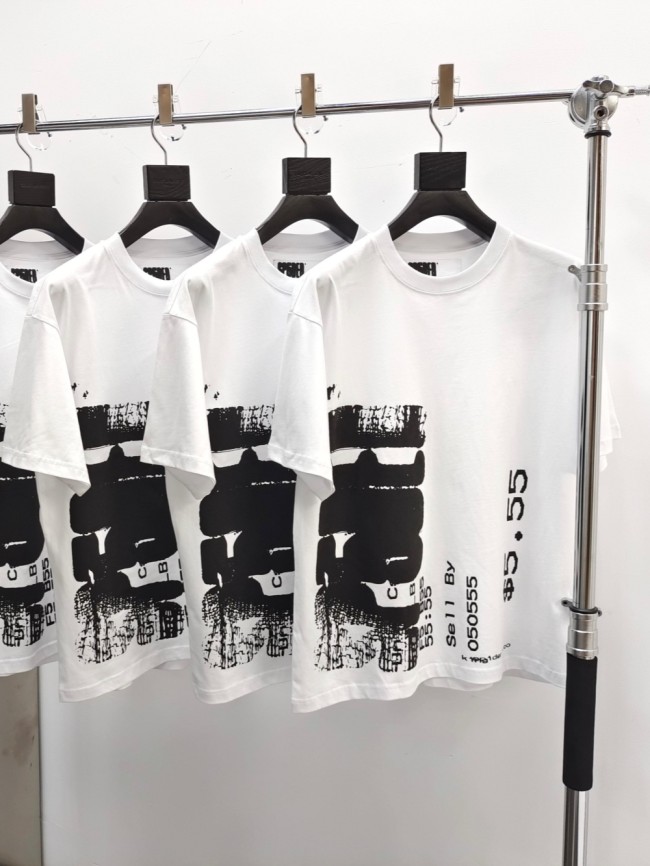 [Big & Tall for weights up to 220 lbs]1:1 quality version Black Vertical Price Tag Print Tee 28523705