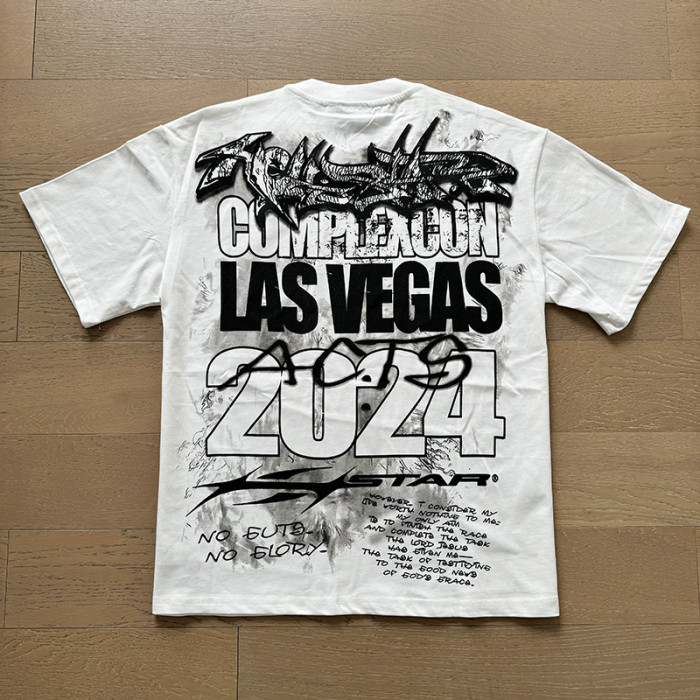 Religious Portrait Letter Print Tee