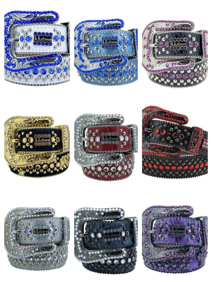 [buy more save more]1:1 quality version 28233323 sequin Belt 9 colors