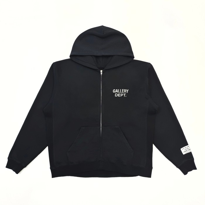 [Big & Tall for weights up to 260 lbs]1:1 quality version White Letter Print Zipper Hoodie 28710763