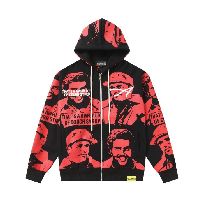 Gangster Figure All Over Print Hoodie & Pants Set 5 colors 29035414
