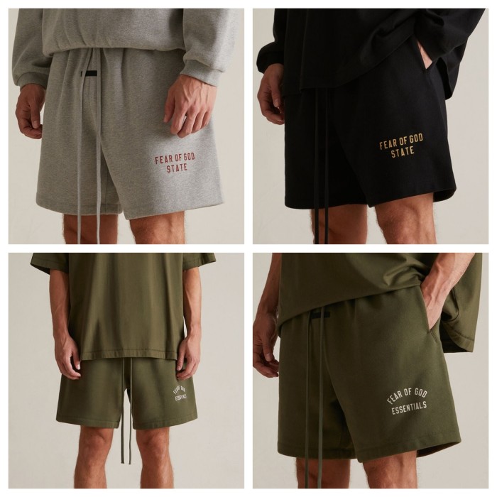 [Big & Tall for weights up to 220 lbs]1:1 quality version 27870726 BACK TO SCHOOL Collection Letter Print Tee &  Shorts Set 4colors