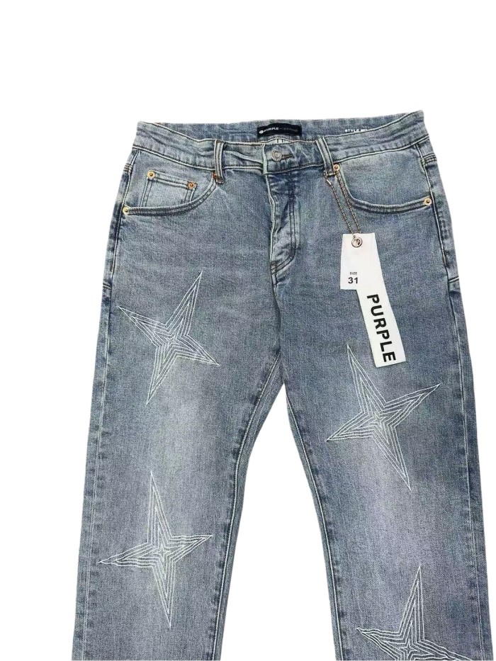 1:1 quality version Multi-line Four-point Star Jeans 28658087