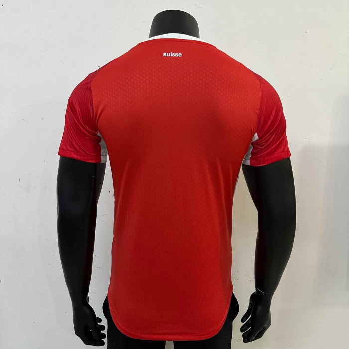 2026/2027 Switzerland Red Shield Home Authentic Jersey 29082279