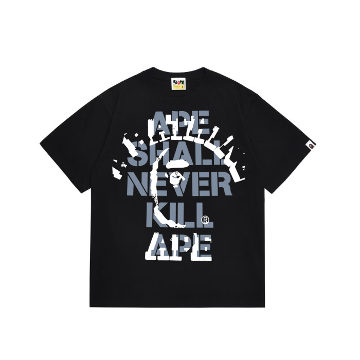 Ape Head  APE SHALL NEVER KILL APE  Graffiti Print T-shirt 2 colors 29060344