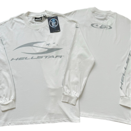 28389985 HS Letter Printed Long Sleeve T-Shirt