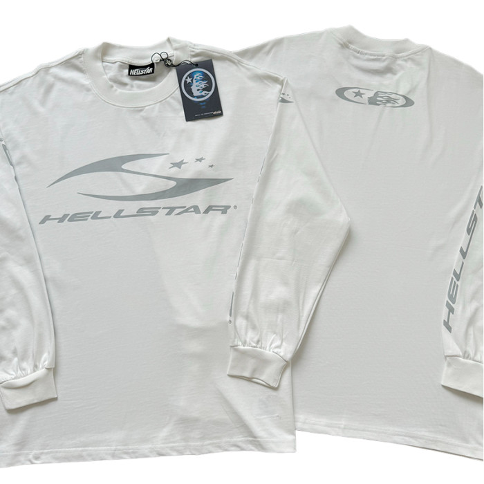28389985 HS Letter Printed Long Sleeve T-Shirt