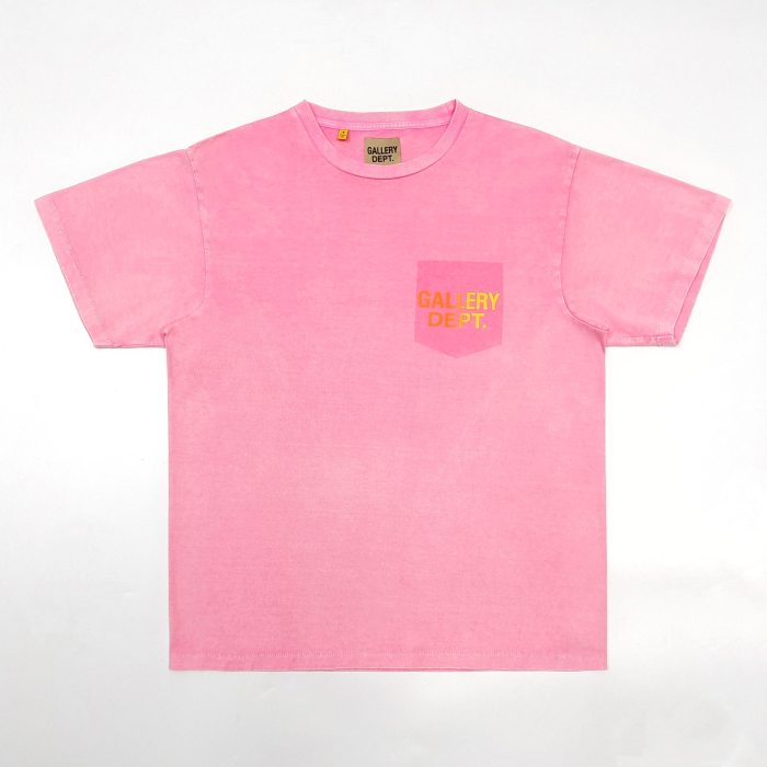 [Big & Tall for weights up to 260 lbs]1:1 quality version Fake Pocket Gradient Letter Print Tee 28710760
