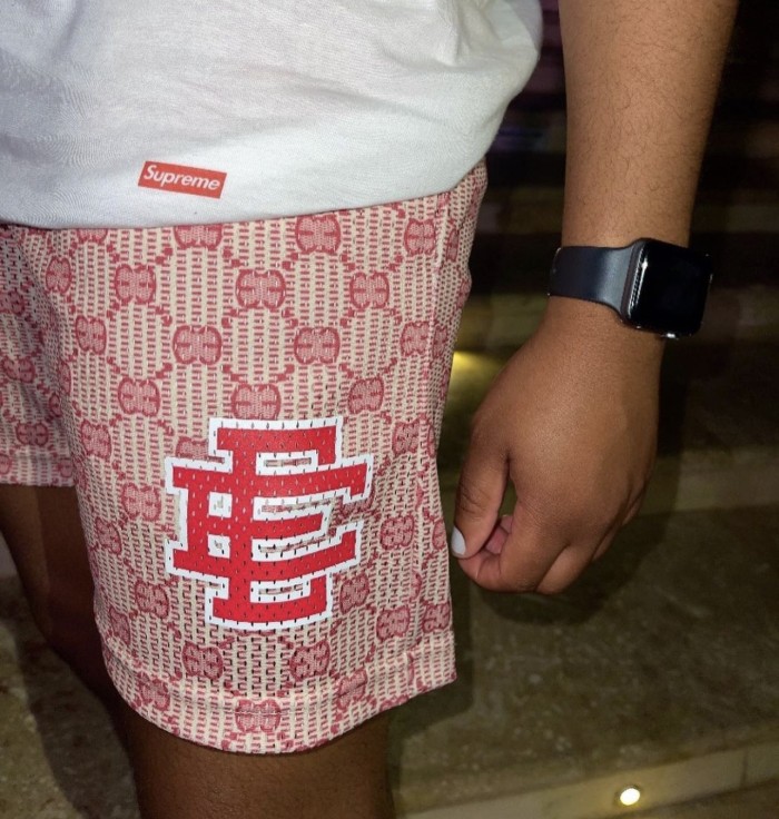 1:1 quality version Co-branded street casual quick-dry mesh shorts 5 colors