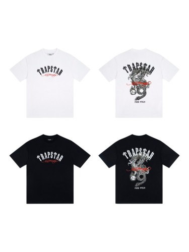 Oversized Edgy Streetwear Gothic Letter & Dragon Print T-shirt 2 colors 29077768