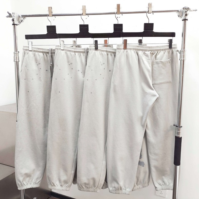 [Big & Tall for weights up to 220 lbs]1:1 quality version Grey Letter V2 Cloud Ash Hoodie & Pants Set 28893163