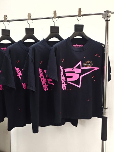 [buy more save more][Big & Tall for weights up to 220 lbs]1:1 quality version 28203204 Back Inverted Letters Large 5 Printed Tee