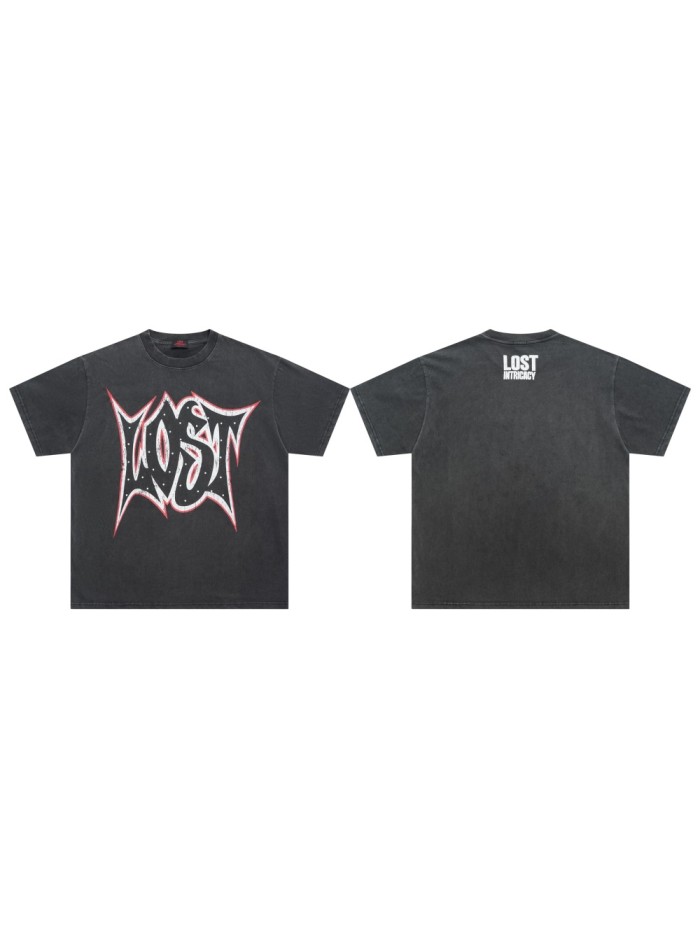 28419167 Spike logo Print Washed Version Tee