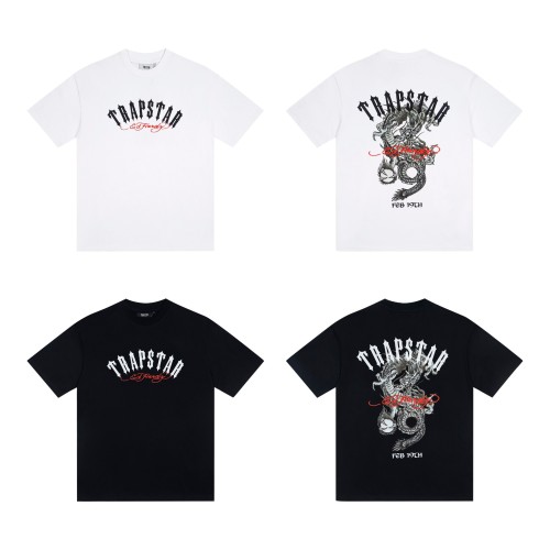 Oversized Edgy Streetwear Gothic Letter & Dragon Print T-shirt 2 colors 29077768
