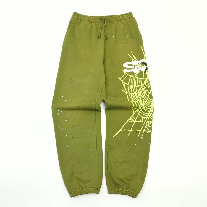 1:1 quality version 28303713 Hood Spiderweb Print Washed Version Hoodie & Pants Set 2 colors