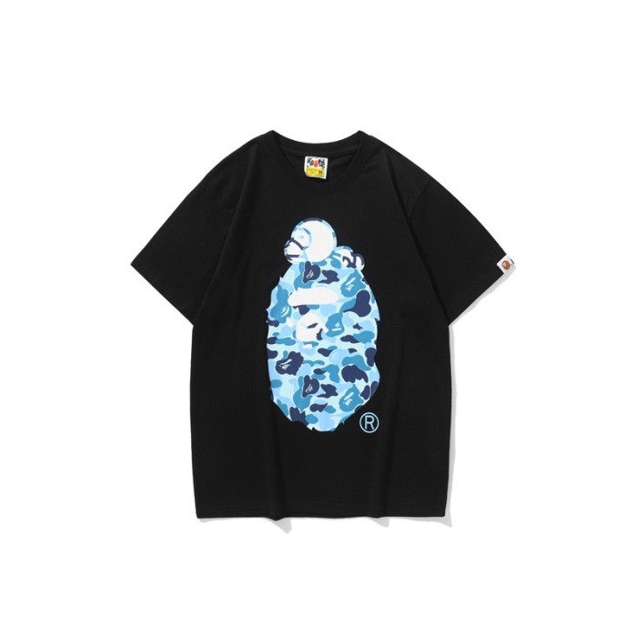 Blue camouflage monkey ape short sleeve 6 colors