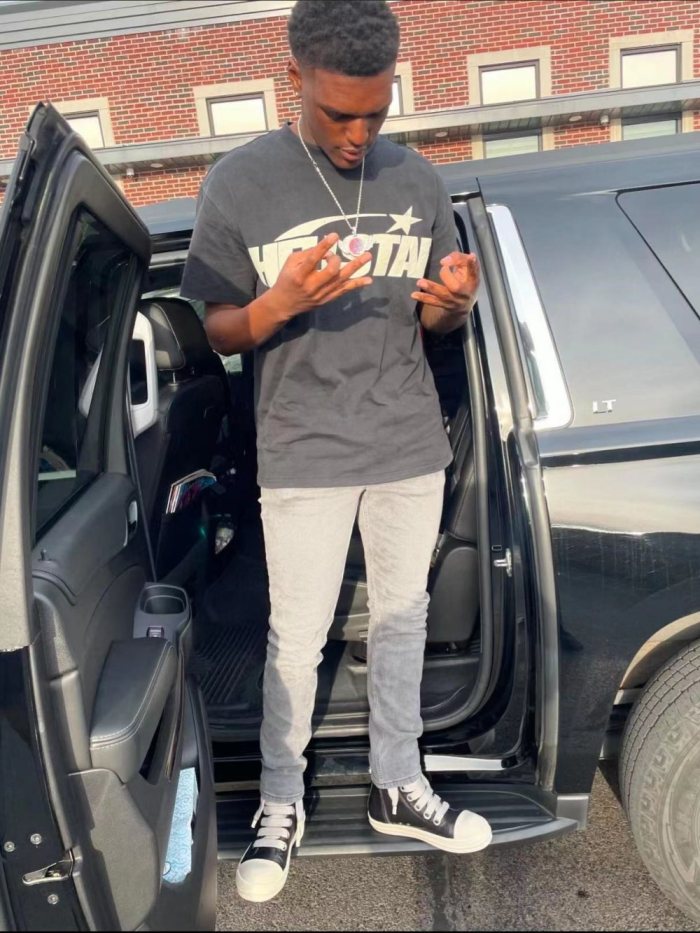 [Big & Tall for weights up to 260 lbs]1:1 quality version HS Classic Letter Large Logo Tee