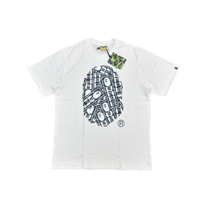 1:1 quality version Ape Man Patchwork Pattern Printed Tee 2 colors 28694971