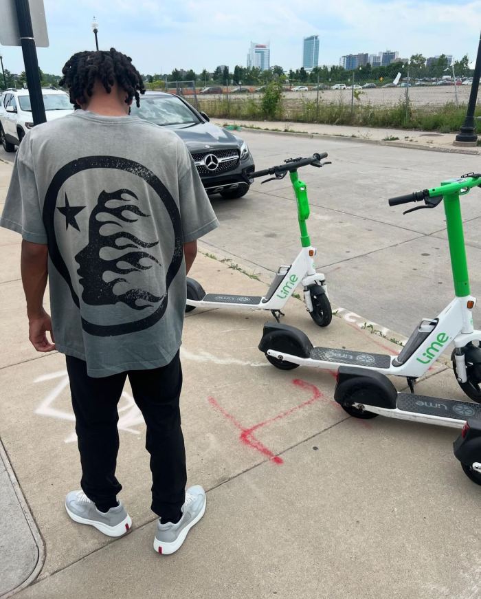 [Big & Tall for weights up to 260 lbs]1:1 quality version Mottled Logo Washed Version Tee with NFC tag