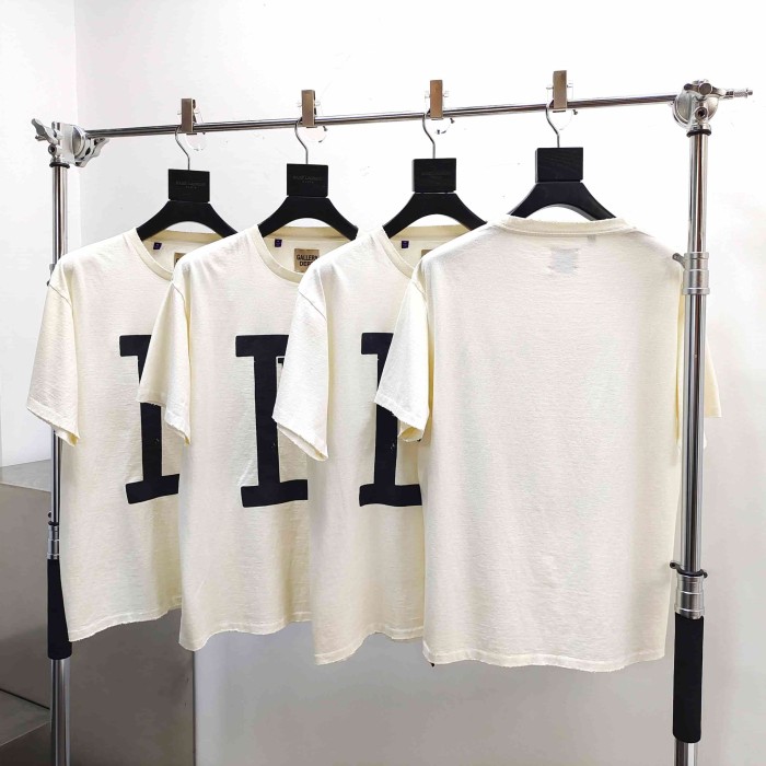[Big & Tall for weights up to 260 lbs]1:1 quality version Large D Beige Print Tee 28971597