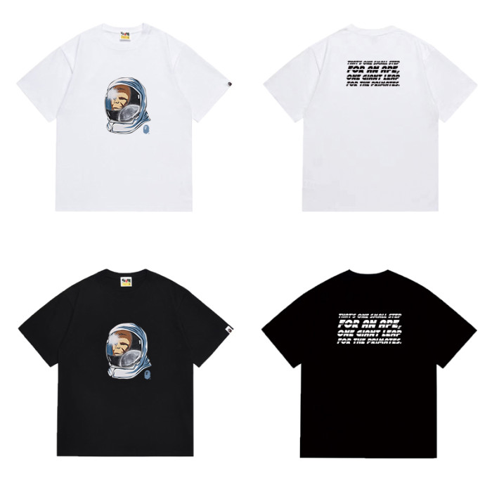 Ape Head Astronaut Space Print T-shirt 2 colors 29060590