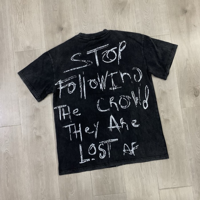 American-style hardcore rebellious dark daily commuting shirt 29077307