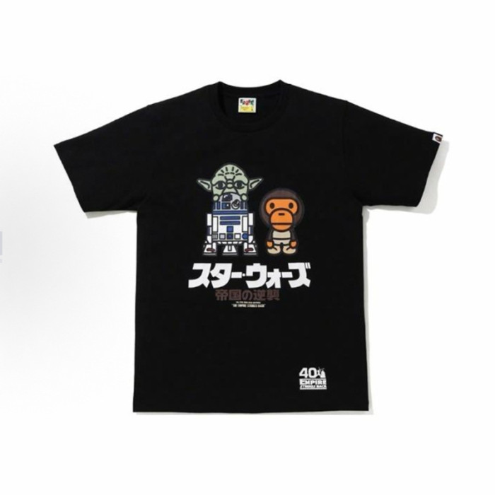 28233405 BABY MILO Camouflage Letter Ape Head Print tee 22 colors