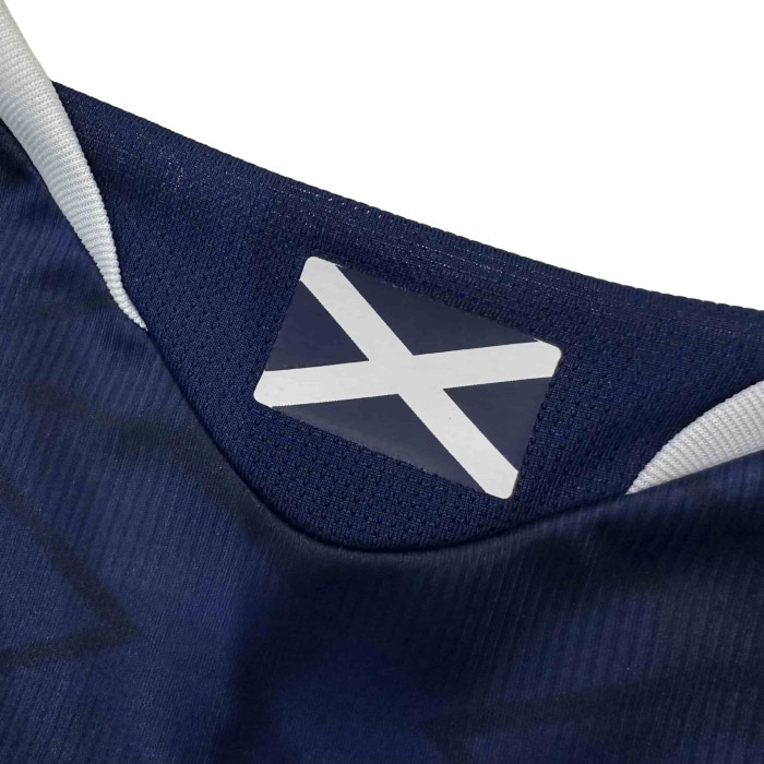2026/2027 Navy Blue with Rhombus Jacquard Pattern Scotland Home Replica Jersey 28898427