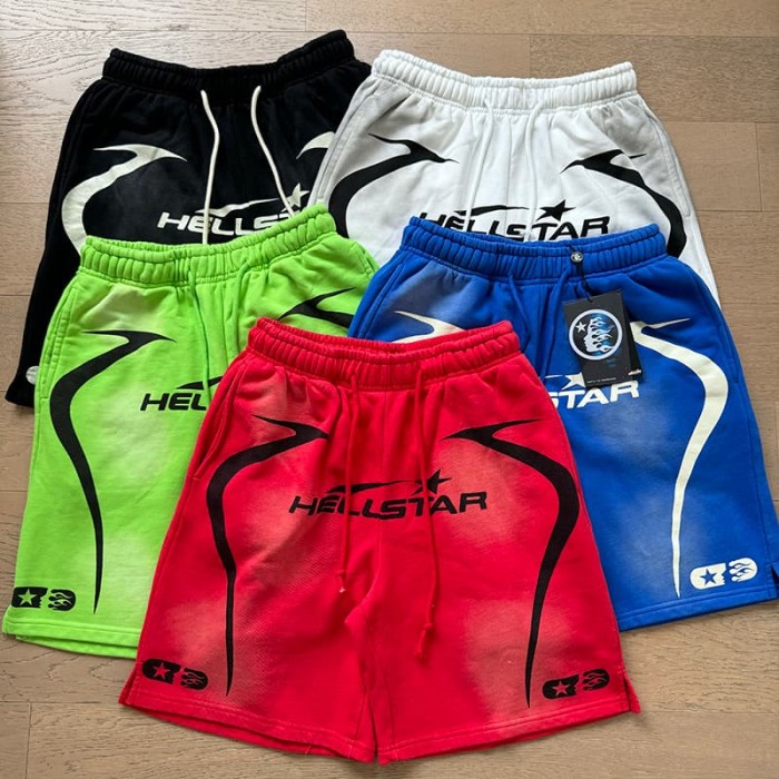 Sports Line Print Washed Shorts 5 colors 29035477