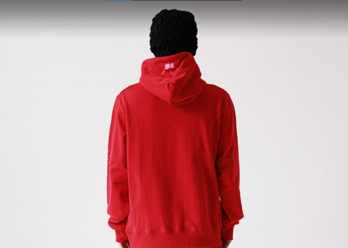 Young Thug Sp5der-Pink digital red hoodie