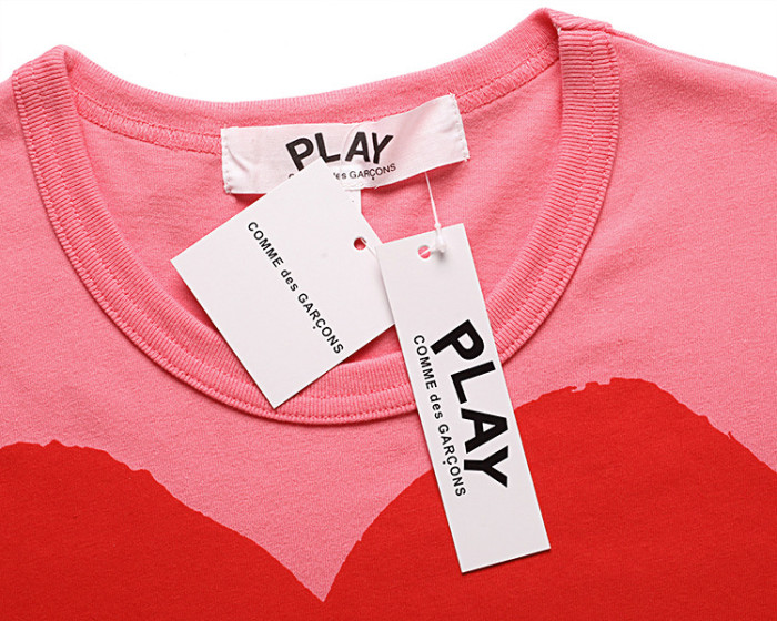 Polka dot heart print Tee 6 colors 28761224