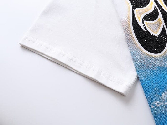 Beach Vacation Angel Soda Rhinestone Print Tee 29105629