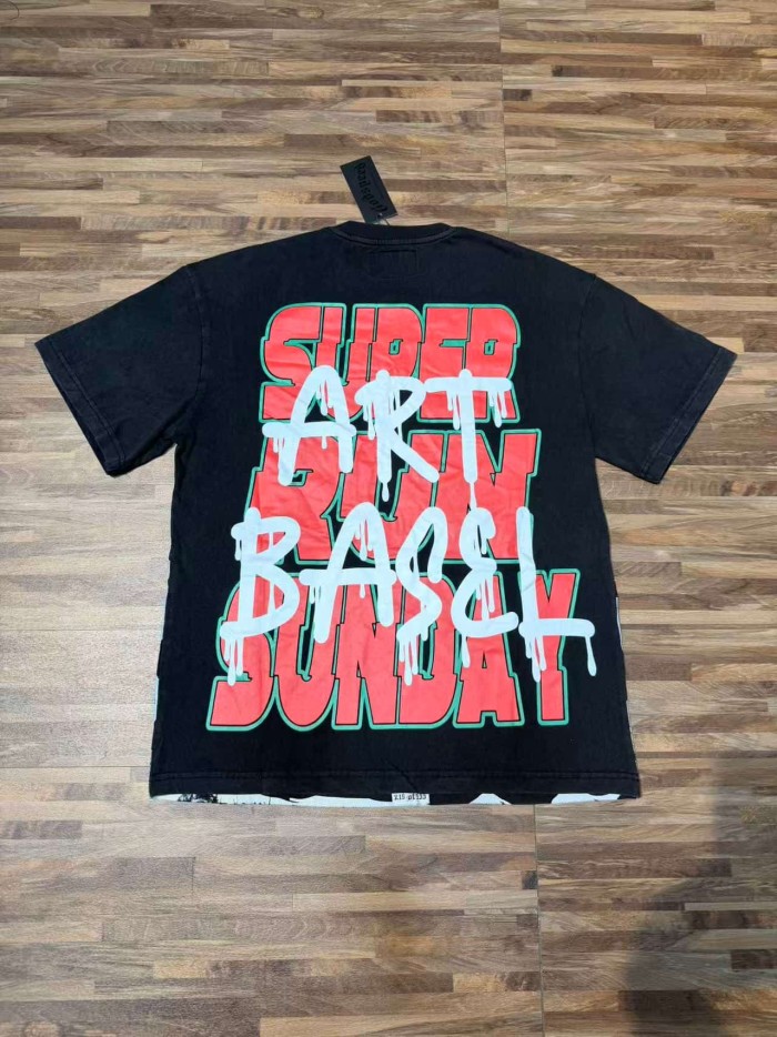 Splatter Graffiti Racing Print Washed Tee 2 colors 29098142
