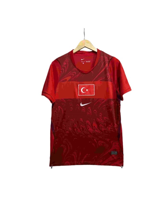 2026/2027 Turkey Red Pattern Star Moon Away Replica Jersey 29082264