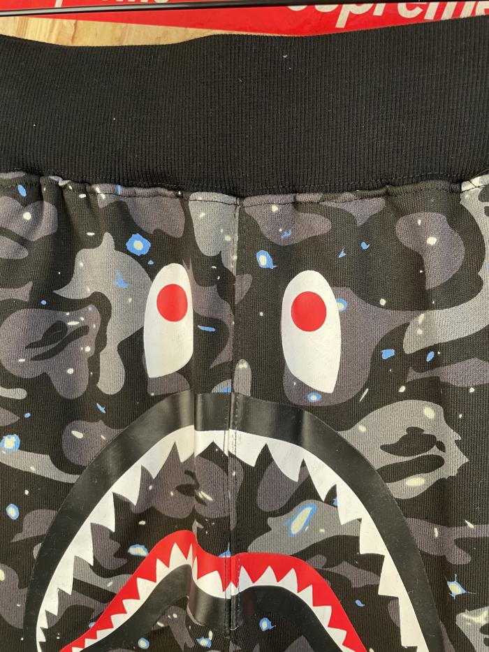 1:1 quality version Starry Sky Luminous Shark 3D Print Heavyweight Shorts 29060702