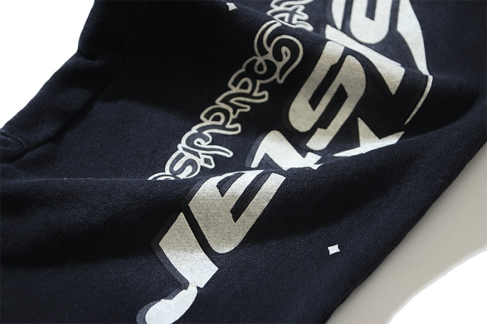 Full Star Creative Letter Logo Washed Version Hoodie & Pants Set 2 colors