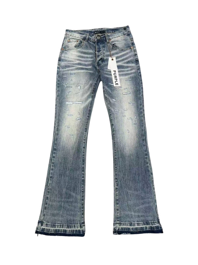 1:1 quality version Irregular Small Holes Flared Jeans 28485583