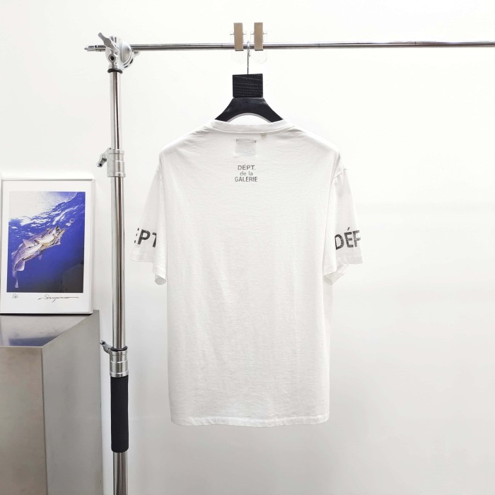 [Big & Tall for weights up to 260 lbs]1:1 quality version Horizontal Letter Small French Print Tee 28974020