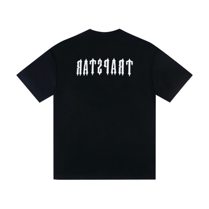Urban Streetwear Tee with Fire Burst Tiger Art & Back Gothic Text Print T-Shirt 2 colors 29077292