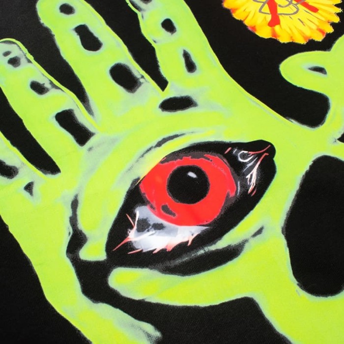 Heavenly Eye Double Palms Print Washed Tee 28874714