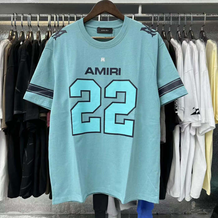 [buy more save more]Number 22 Letter Logo Printed Sports Jersey Tee 2 colors