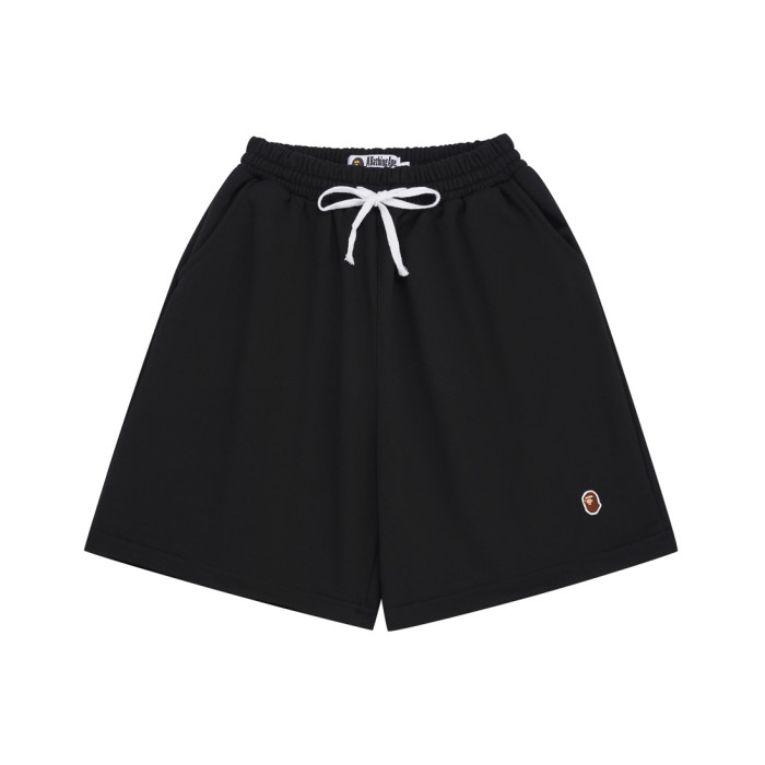 Black Ape Head Embroidery Small Logo Drawstring Terry Shorts 29062673
