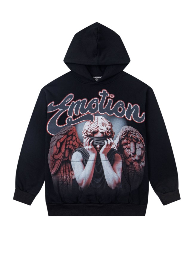 28410647 Blindfolded Angel Printed Hoodie